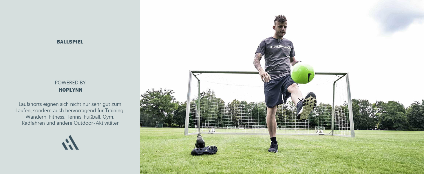 Шорти спортивні чоловічі HOPLYNN 2 шт. з кишенею на блискавці, швидковисихаючі, чорні