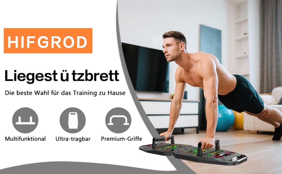 Дошка для віджимань 20 в 1, чорна, складана, багатофункціональна, для домашніх тренувань, фітнес-обладнання