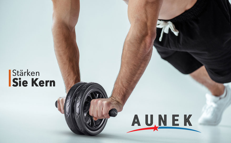 Ролер для пресу з товстою килимком для колін та комфортними ручками для ефективних тренувань вдома