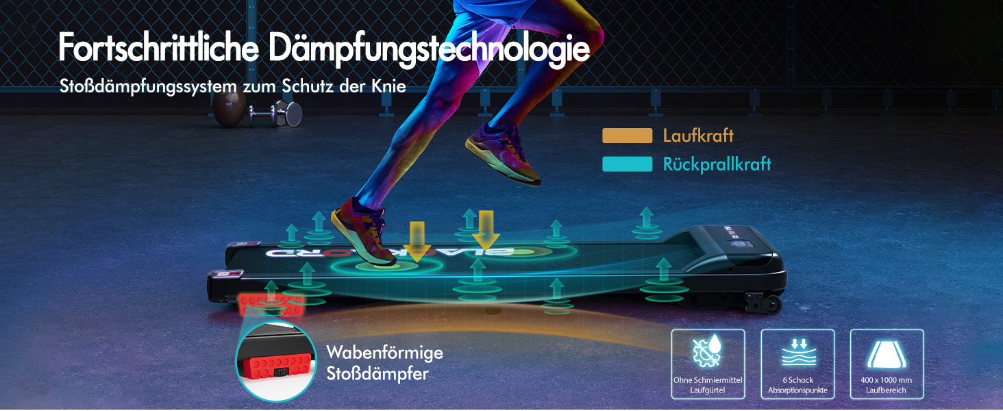 Walkingpad Laufband BLACK LORD MS2: біговий доріжки, 9-16 км/год, регулювання нахилу до 9%, 2.2-3.2 PS, до 140 кг, портативний, тихий, LED-дисплей, додаток, для дому та офісу, біг, фітнес-машина (чорний)