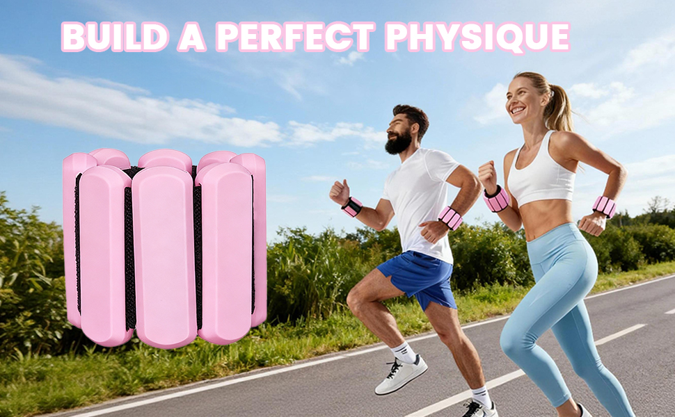 Набір вантажів для зап'ястя та рук Zorplex 2 шт. (по 0.45 кг) – для фітнесу, йоги, пілатесу, танців, кардіо та аеробіки