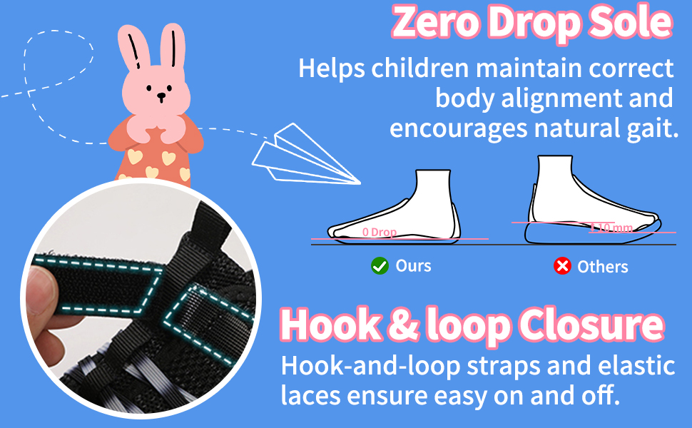 MIFAWA дитячі шкарпетки-кросівки (барфут) для хлопчиків та дівчаток, широка передня частина, Zero-Drop, аквашузи, плавальні тапки, розмір 26-37, чорний