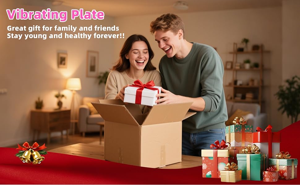 Вібраційна платформа QEIFEII для тренувань всього тіла, побудови м'язів та формування фігури. 200 швидкостей, вантажопідйомність 180 кг