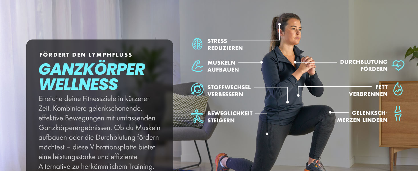 Вібраційна платформа Bluefin Fitness для тренувань всього тіла. Тренажер для дому, Slim, без Bluetooth