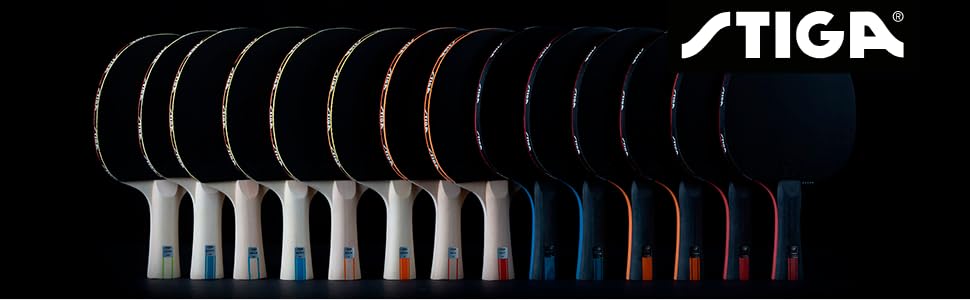 Ракетка для настільного тенісу STIGA Future, 3 зірки, 5 шарів, ITTF сертифікат, STAR 3 накладки, WRB технологія, для атакуючого стилю гри