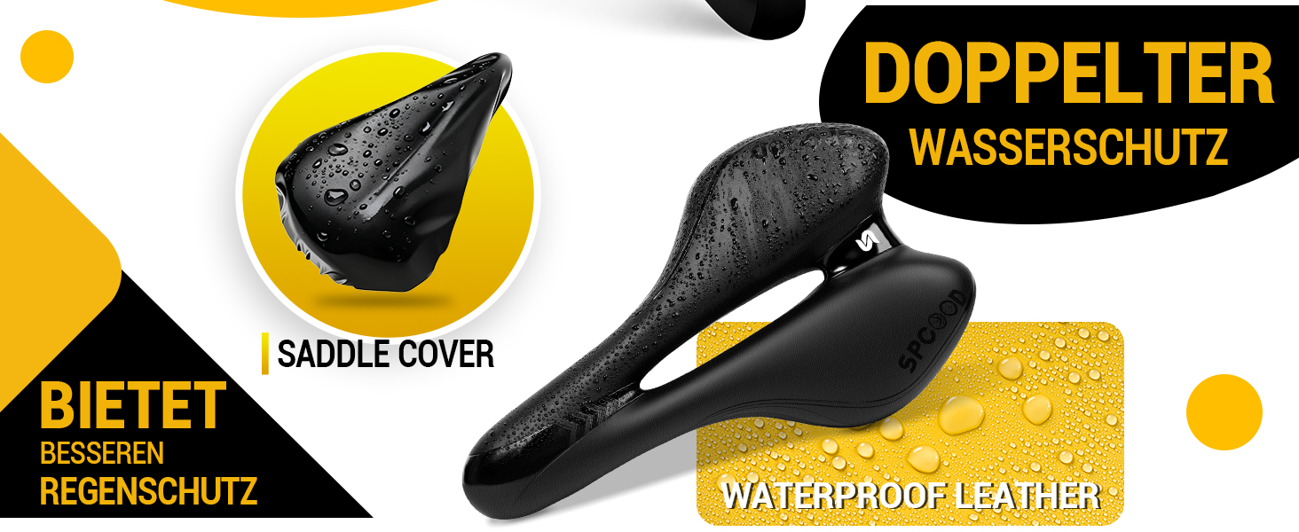 Зручний велосипедний сідло для чоловіків та жінок: широке, м'яке, гелеве, ергономічне. Підходить для MTB, Trekking, шосе, велотренажера, E-Bike. 27x16 см