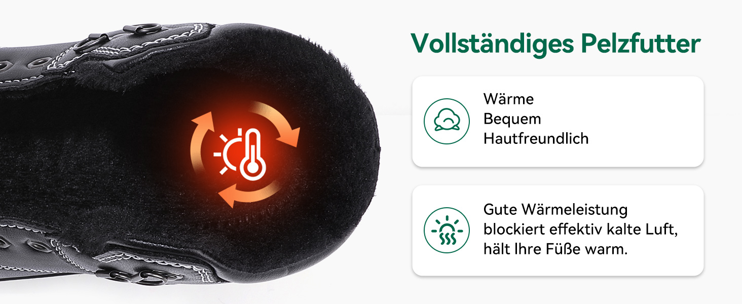 Зимові черевики чоловічі та жіночі – теплі, з підкладкою, зимові чоботи, чоботи для снігу, легкі, неслизькі, для активного відпочинку, трекінгу, снігу та повсякденного носіння, 38 EU, Хакі Gb189