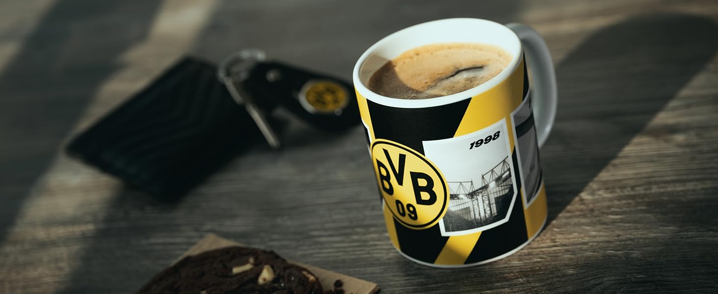Футбольний м'яч Borussia Dortmund BVB 2024/25 з автографами, жовтий, розмір 5