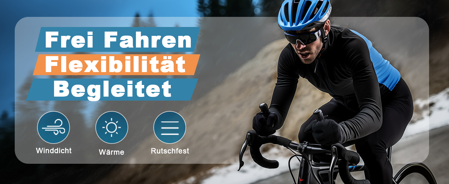 Рукавички сенсорні для велоспорту, чорні. Чоловічі/жіночі, нековзкі, вітронепроникні, для велосипеда, бігу, катання, лижного спорту. Зимові рукавички.