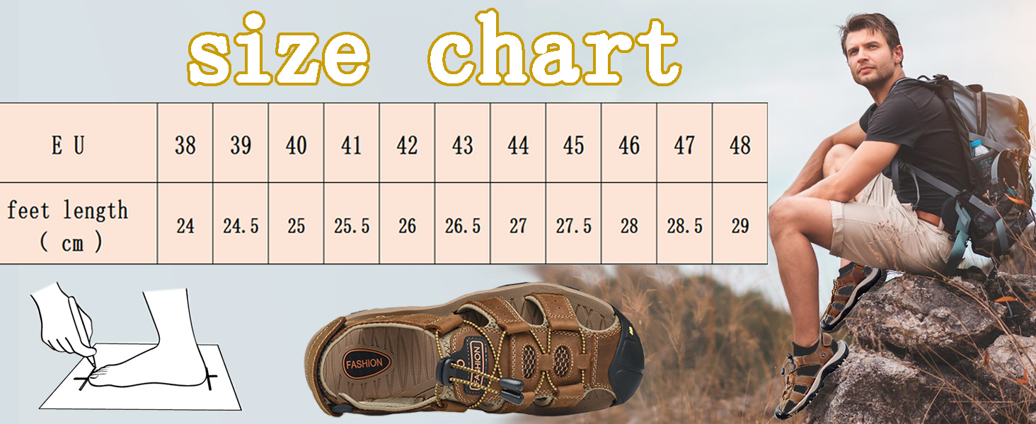 Чоловічі сандалі з натуральної шкіри для пляжу, піших прогулянок та туризму. Легкі, дихаючі сандалі для активного відпочинку та риболовлі. Розмір 43 EU, колір коричневий.