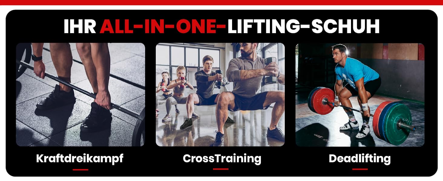 Взуття для важкої атлетики, пауерліфтингу та бодібілдингу, кросівки для присідань 38 EU чорного кольору