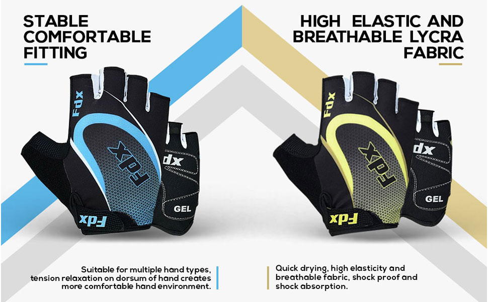 Велосипедні рукавички FDX Habfinger: дихаючі, з гелевою підкладкою, антиковзні, амортизуючі. Підходять для гірського велосипеда, шосе, MTB, їзди, чоловіків та жінок. Чорні, розмір XXL