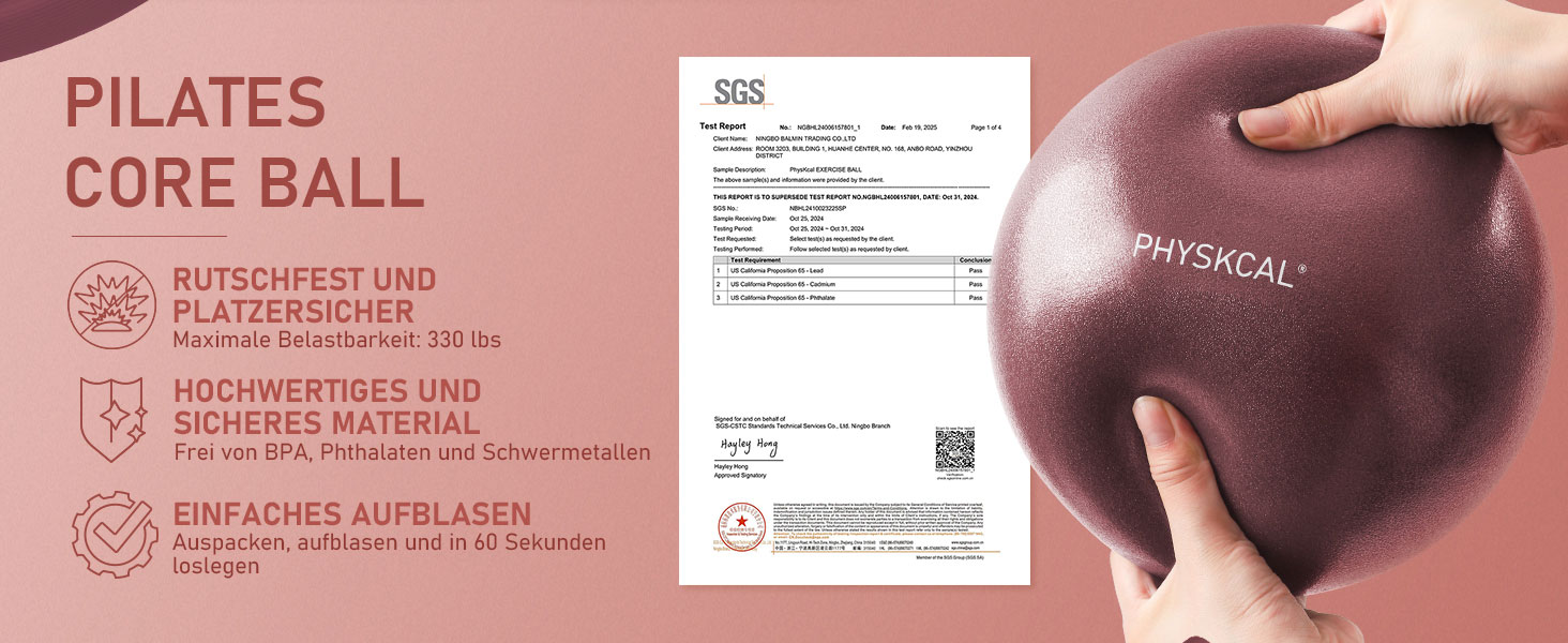 Набір для пілатесу: кільце 38 см, м'яч, гумки для фітнесу | Набір для занять пілатесу вдома (сливовий фіолетовий)