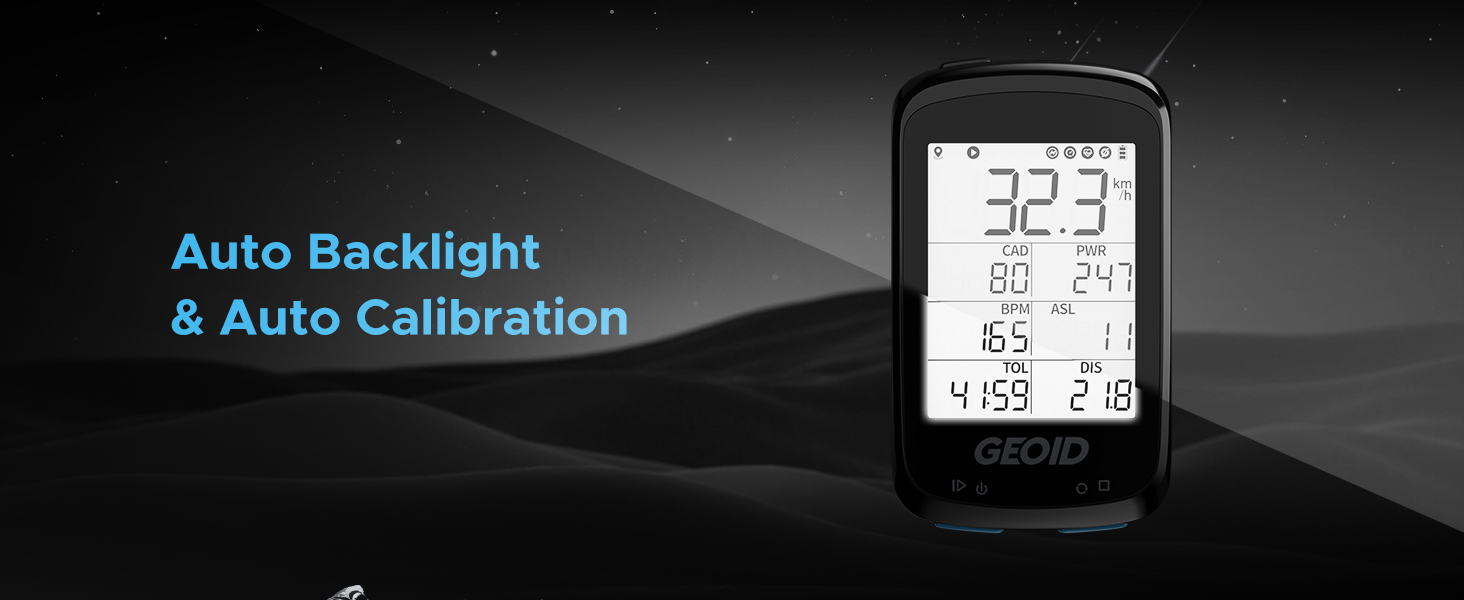 Велокомп'ютер GEOID CC500 GPS, 2,5