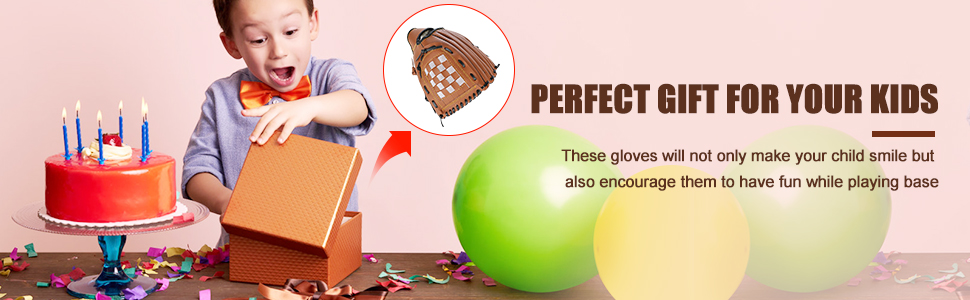 Рукавиця для бейсболу та софтболу Recht Hand 12.5 дюймів, коричнева, для дорослих, з м'ячем для тренувань та змагань