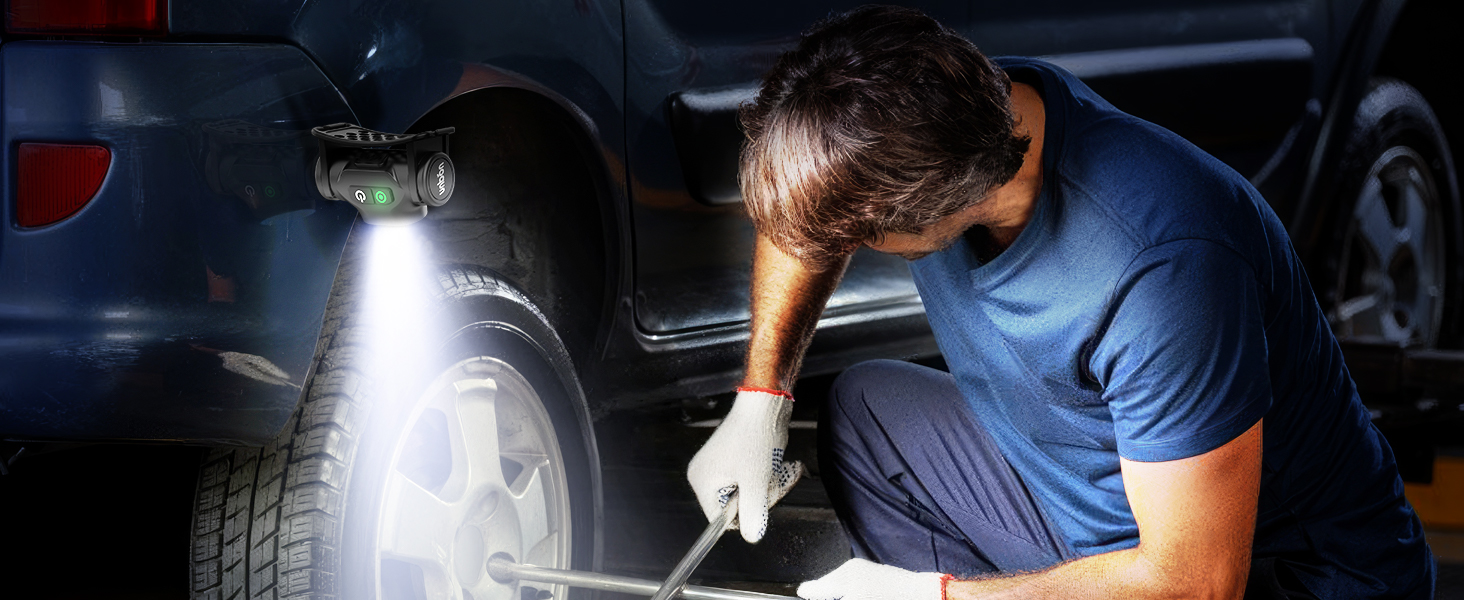 Налобний ліхтар UNBON LED акумуляторний, перезаряджається через USB-C, дуже яскравий, з регулюванням яскравості, 3 режими, сенсор, IPX4, вологостійкий, для туризму, риболовлі, 2 шт.