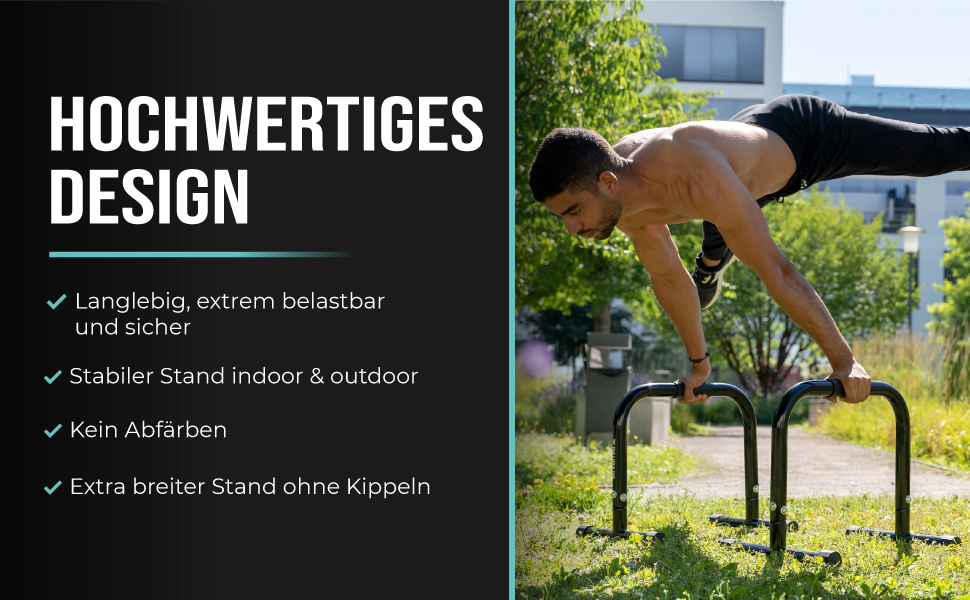 Паралелепи для підтягувань та віджимань PULLUP & DIP: сталеві міні-перекладини для калістеніки, гімнастики та занять на вулиці та в залі