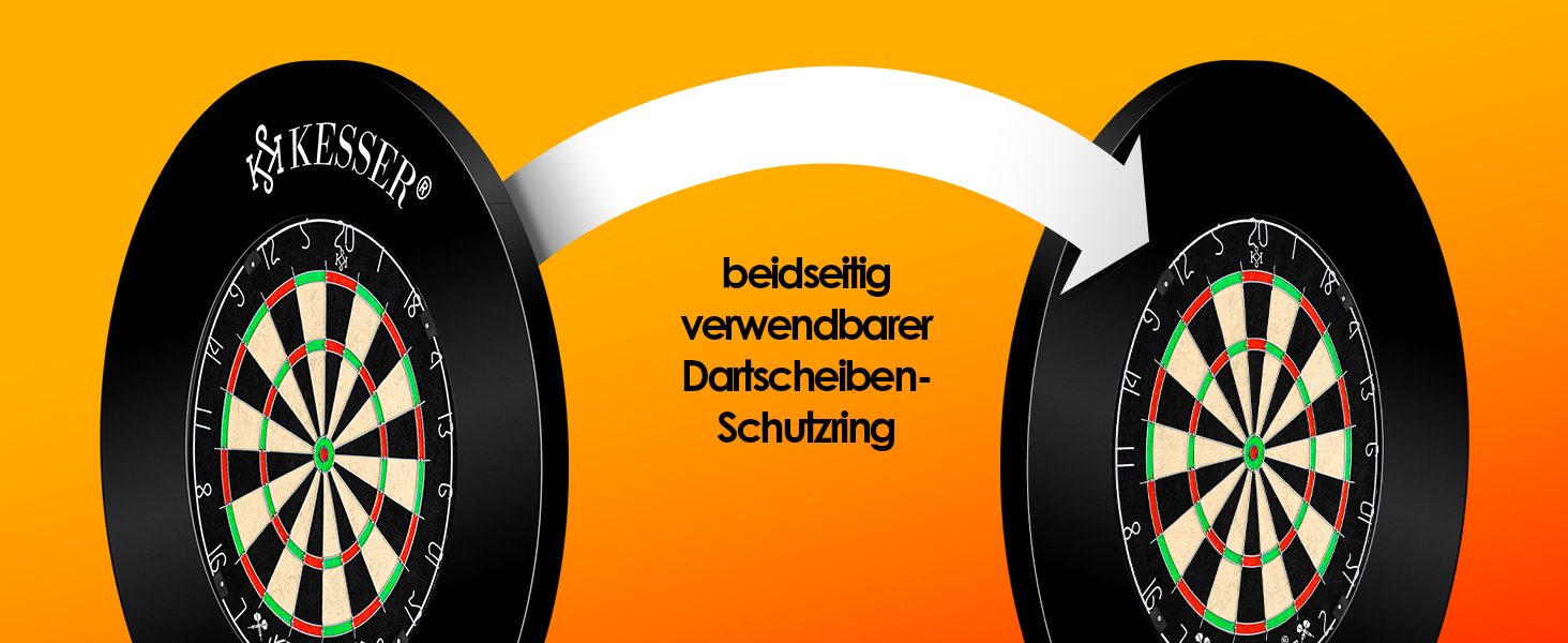Захисне кільце KESSER Ø45см для дартсу, захист стін для всіх дошок