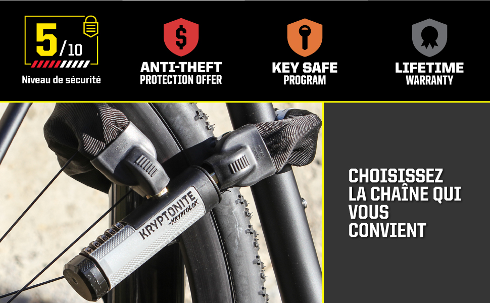 Ланцюг Kryptonite Keeper 785 з інтегрованим замком-кодовим, фіолетовий