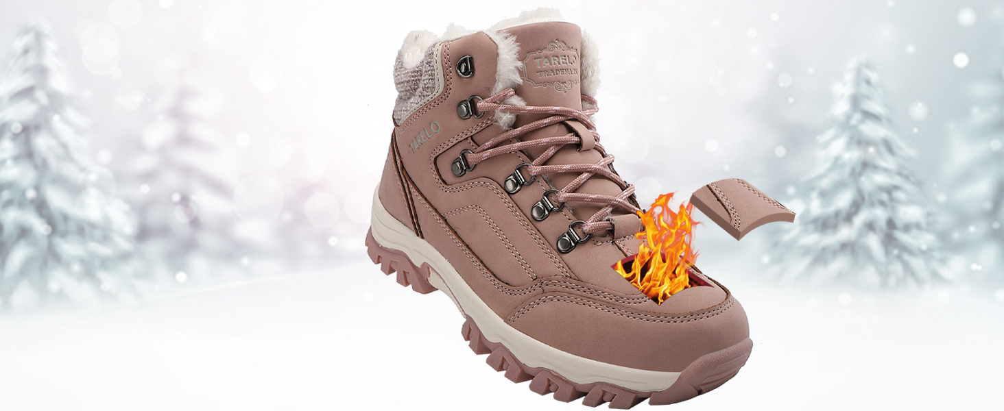 Зимові черевики жіночі TARELO, антиковзання, розмір 36-41, сірий