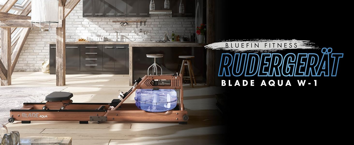 Гребні тренажери Bluefin Fitness Blade Aqua W-1 & M-1 з РК-консоллю