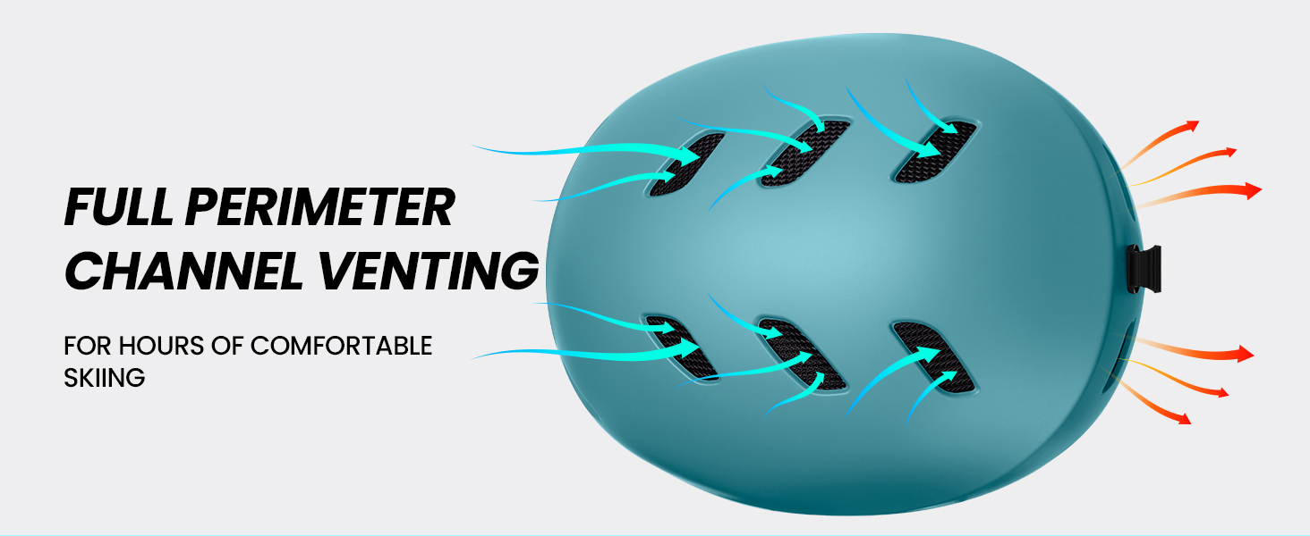 Шолом OutdoorMaster Kelvin для гірськолижного спорту та сноубордингу (унісекс), чорний, M