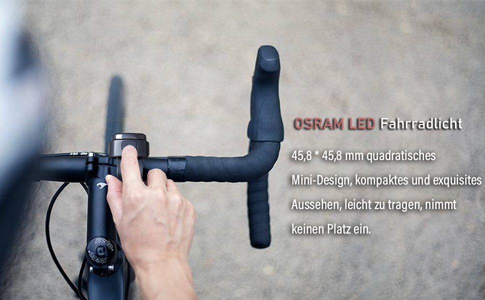 Набір LED-фаро для велосипеда, сертифікований StVZO, 600mAh, зарядка Type-C, передній + задній ліхтар, водонепроникність IPX5