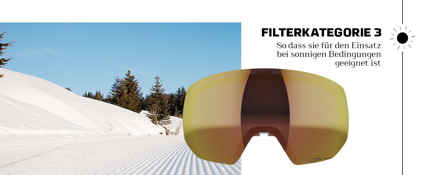 Окуляри Salomon Aksium 20 Photochromic Unisex Ski Snowboarding, відмінна посадка та комфорт, довговічність та автоматична оптимізація Vision NS Black