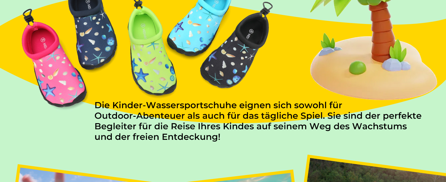 Дитячі шкарпетки-тапочки для плавання Mishansha: дихаючі, швидковисихаючі, антиковзкі, розмір 24-35, блакитні