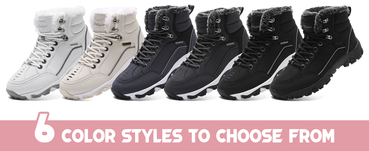 Черевики зимові жіночі Littleplum, утеплені, для трекінгу, чорні, 41 EU