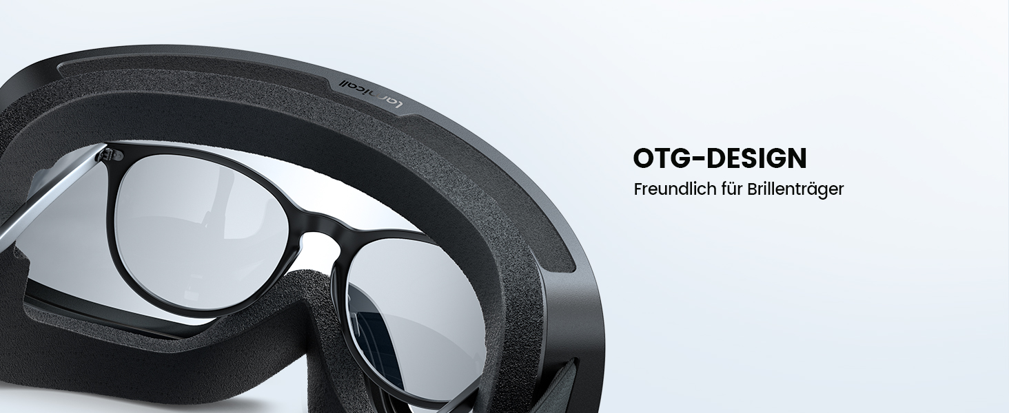 Ламікал - скі-маска для чоловіків та жінок, сноуборд маска з OTG - [Ultra HD, широке поле зору] - високоякісна скі маска з захистом від запотівання, для людей у окулярах, дзеркальна сноуборд маска, скі маска UV400 з захистом від відблисків - чорний каркас - срібний колір (VLT: 11%)