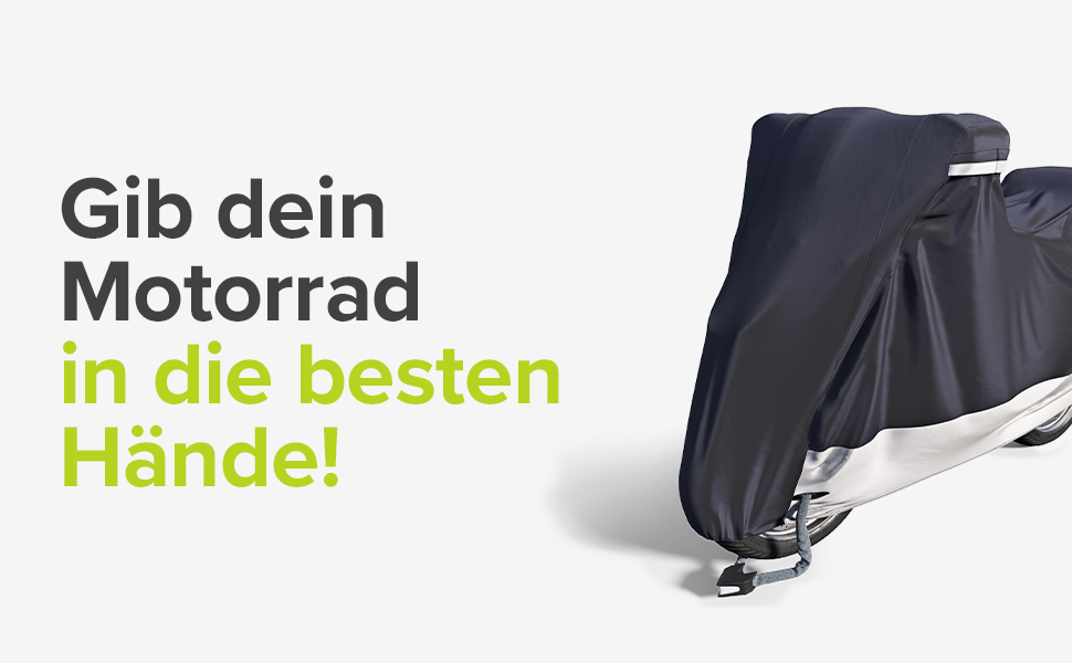 Накриття для мотоцикла VELMIA - термостійке до 300°C, зимове, для Vespa/Moped, гараж для мотоцикла (XXL 265x105x130 см)