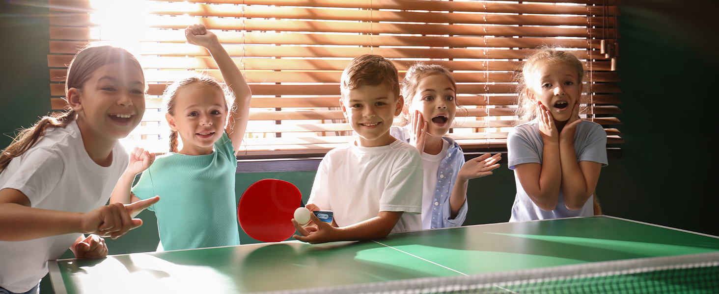 Набір для пінг-понгу Glymnis: 2 ракетки, 4 м'ячі, сумка. Підходить для початківців, сімей та професіоналів