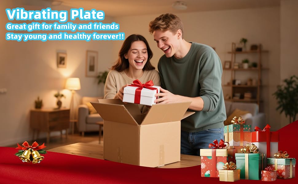 Платформа для вібраційного тренування QEIFEII - 3D вібраційна платформа для схуднення та лімфодренажу, 200 швидкостей, до 181 кг, для дому