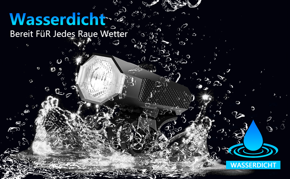 Набір LED-ліхтарів для велосипеда, перезаряджуваний, сертифікований STVZO, водонепроникний, з USB-зарядкою. Фронтальний та задній ліхтарі для велосипеда. Чорний.