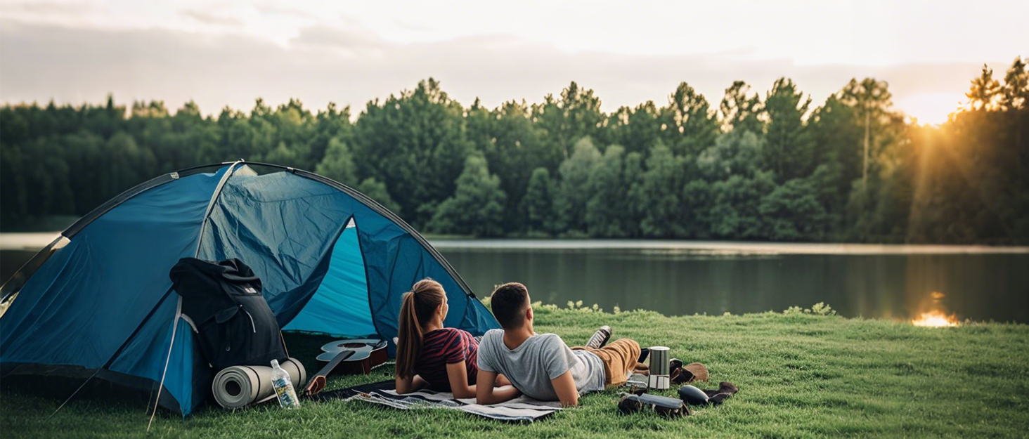Кемпінгове ліжко AlpineAura - широке, складне, 190x65x30 см, 6 положень, для відпочинку на природі, чорне