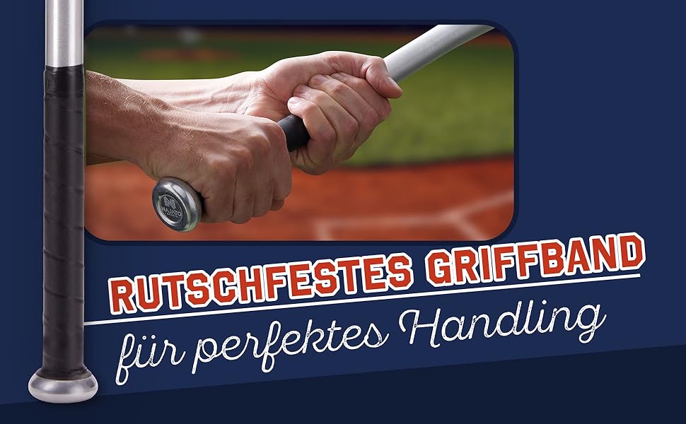 Бейсбольна бита: дерев'яна або алюмінієва, міцна, з неслизькою ручкою, 81 см (срібна, алюміній)