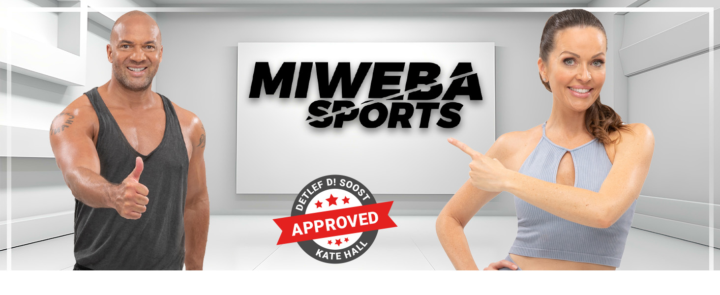 Набір гантелей Miweba Sports NKH100 бірюзові 2х8 кг 0,5-10 кг