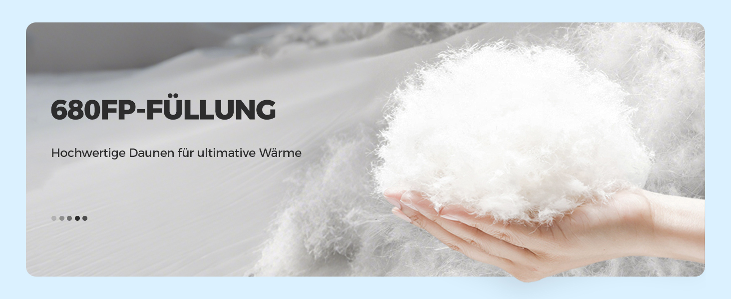 Спальний мішок зимовий Daunenschlafsack, теплий та легкий для дорослих та дітей, 680FP, для походів, альпінізму, кемпінгу. Чорний, 0°C