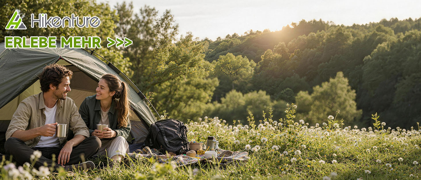 Каремат самонадувний HIKENTURE Comfort Plus сірий, товщина Extra Dicke, з насосом для кемпінгу
