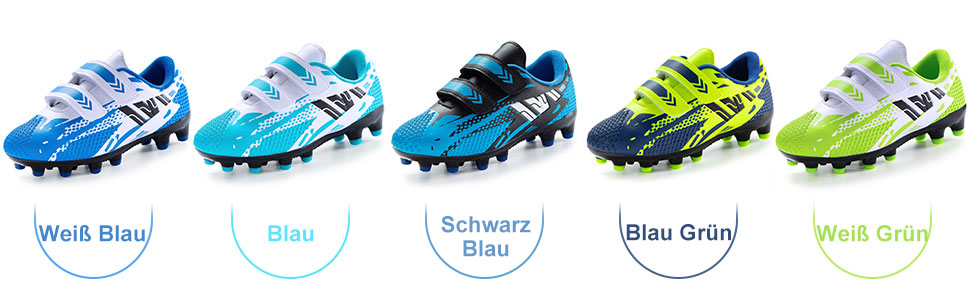 Дитячі футбольні бутси для гри на штучному покритті, низькі, дихаючі, для тренувань та гри, білі, сині, зелені, розміри 28-37 EU