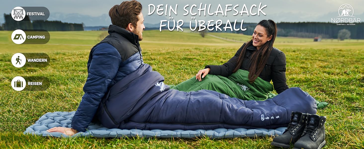 Спальний мішок 3 сезони та літній ультралегкий [750г/1500г] | Намету мішковидний спальний мішок | компактний | для кемпінгу, подорожей, гірських походів | літній спальний мішок блакитний 750г