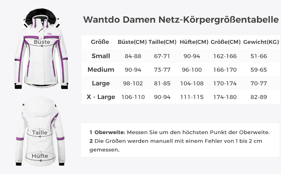 Жіноча водонепроникна куртка Wantdo для катання на лижах з капюшоном та флісовою підкладкою, зелена