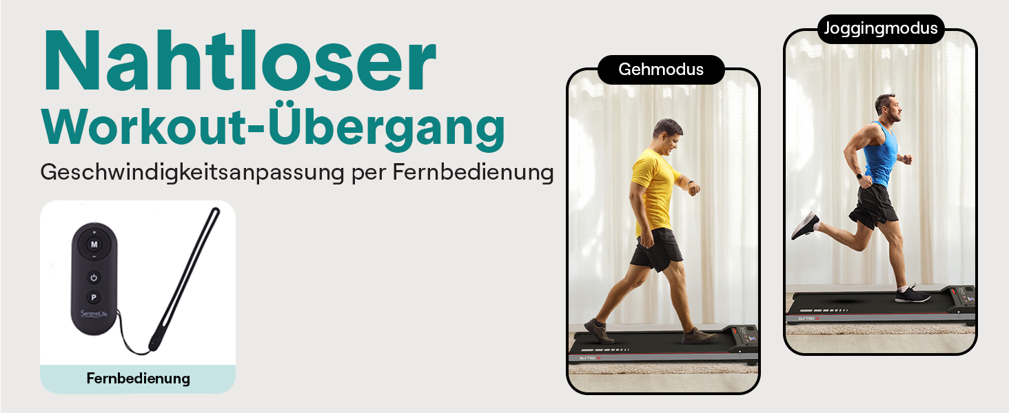 Ходункова доріжка SereneLife SL12 для дому – компактна, складна, з LED-дисплеєм та керуванням через додаток