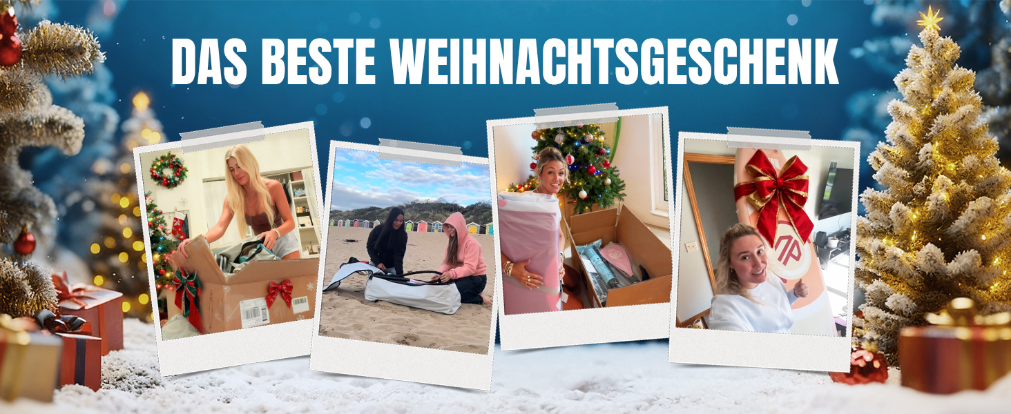 Надувне SUP-борд Niphean з сидінням та аксесуарами, 320 см, для всіх рівнів, 200 кг, для 2 осіб, Stand Up Paddle Board для дорослих Tidal Plaid