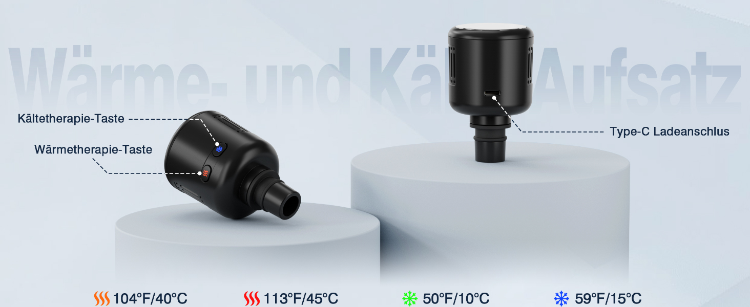 Масажер для м'язів Cotsoco з підігрівом та охолодженням, перкусійна масажна пістолета, глибоке розслаблення м'язів, портативний, сірий