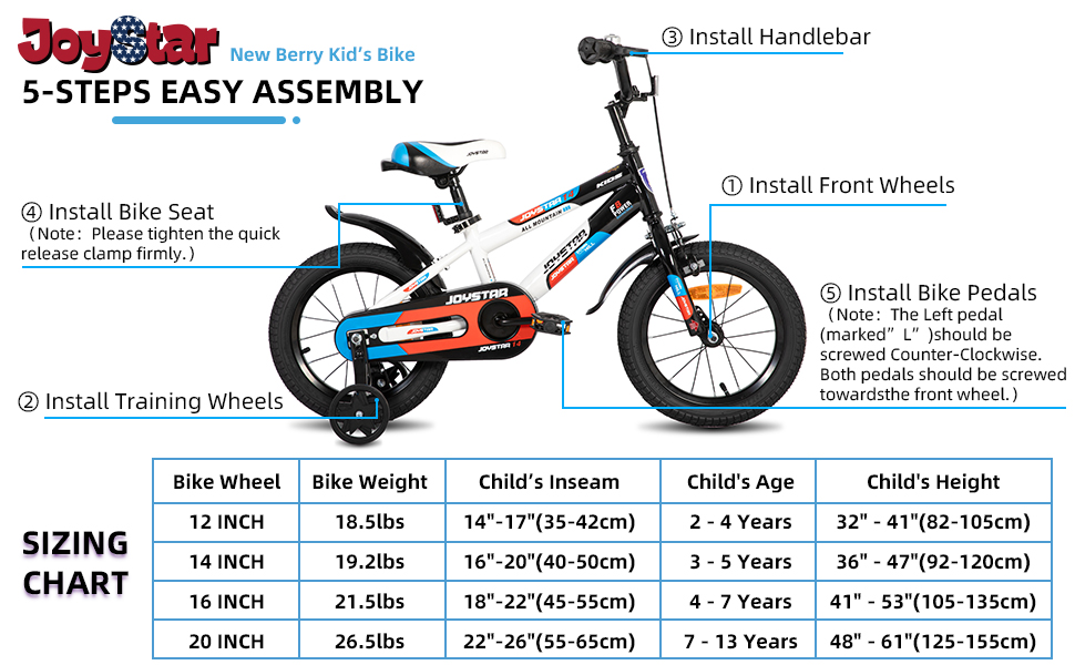 Велосипед JOYSTAR Berry 12-20