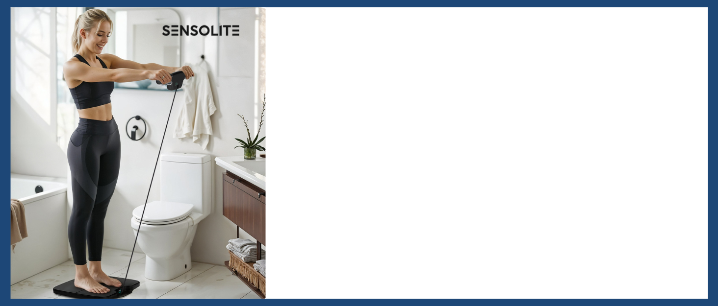 Інтелектуальна вага з аналізом складу тіла - WiFi та Bluetooth, TFT LCD дисплей, вимірювання жиру, м'язової маси, крокомір, акумулятор 800 mAh, сенсори для аналізу тіла