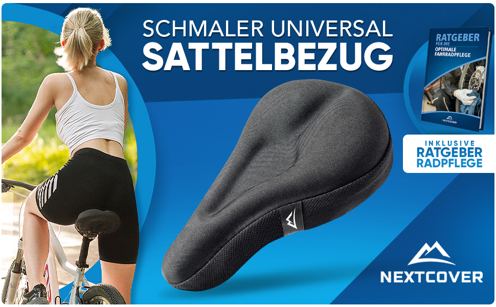 Накидка на сидіння велосипеда Nextcover CoverOne Universal Gel з дощем [Memory Foam] - комфортний велосипедний чохол з багатошаровою підкладкою