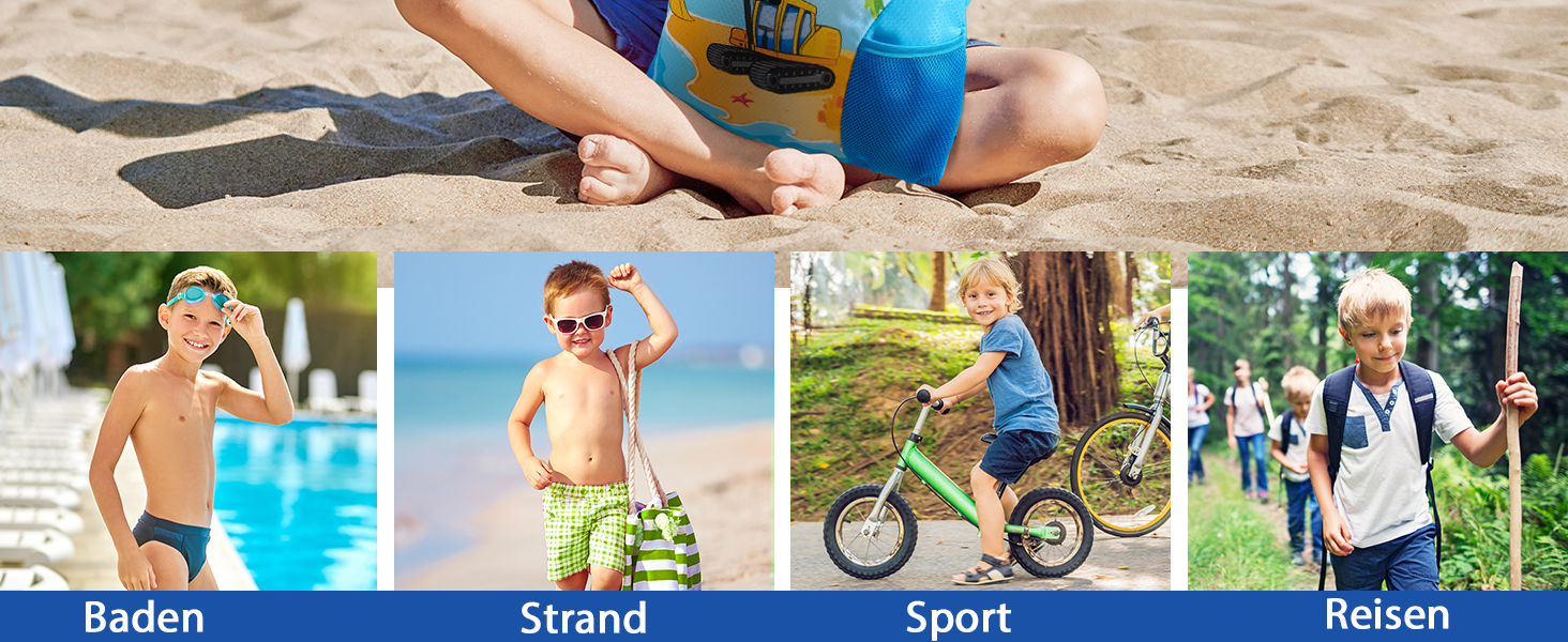 Спортивна сумка WAWSAM для гімнастики - 38 × 45 см. Водонепроникна сумка для плавання, пляжу та покупок (для дітей)